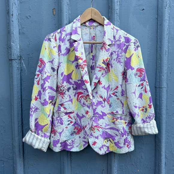 Etro Milano Floral Blazer, size 8 - Picture 2 of 15